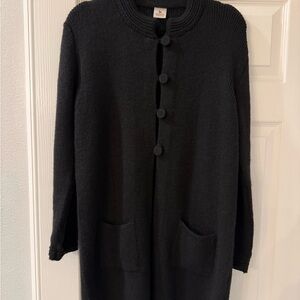 Alpaca Warehouse Black Knit Sweater